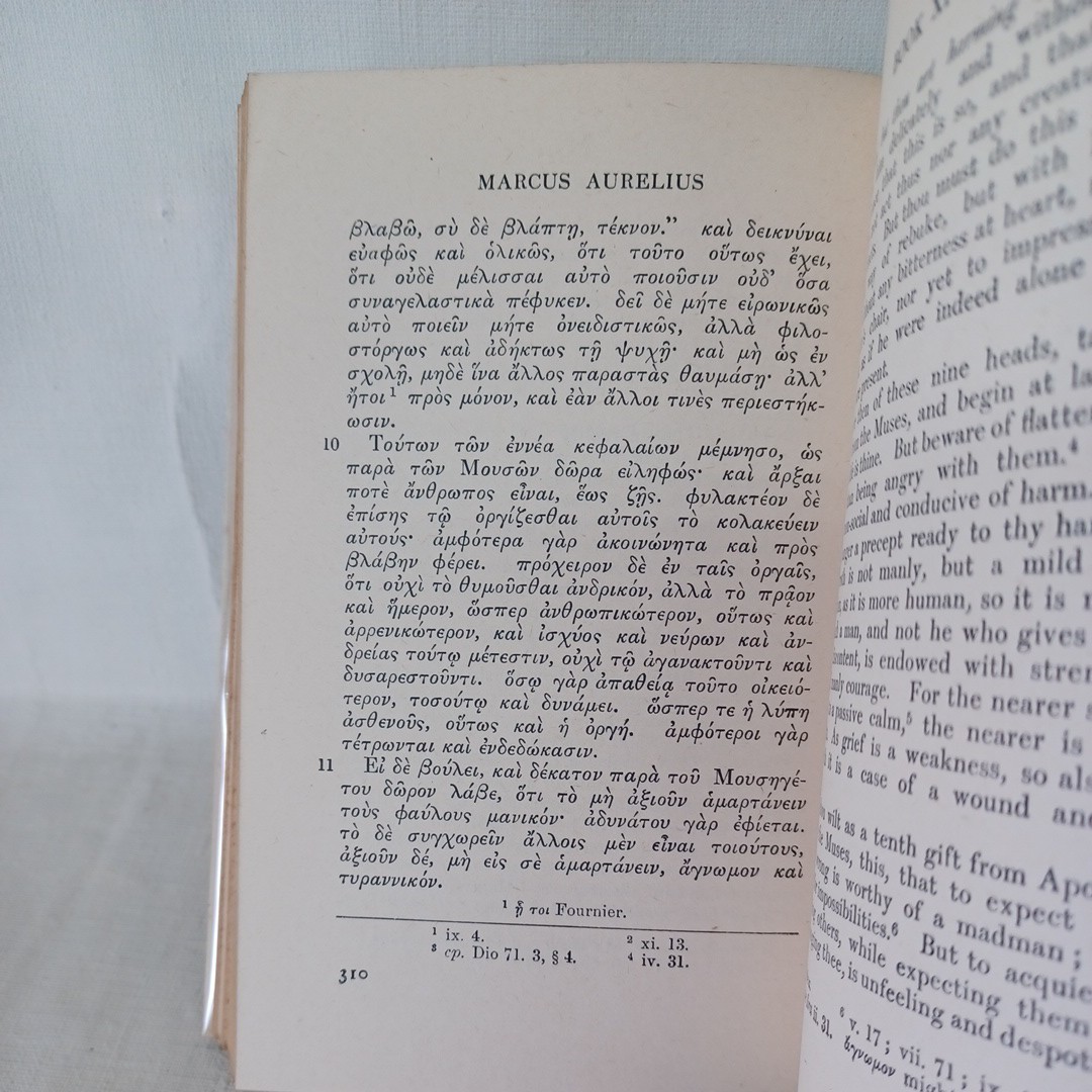  foreign book marx *aure Rius MARCUSAURELIUS The Loeb classical library low b classical library Greece language English 