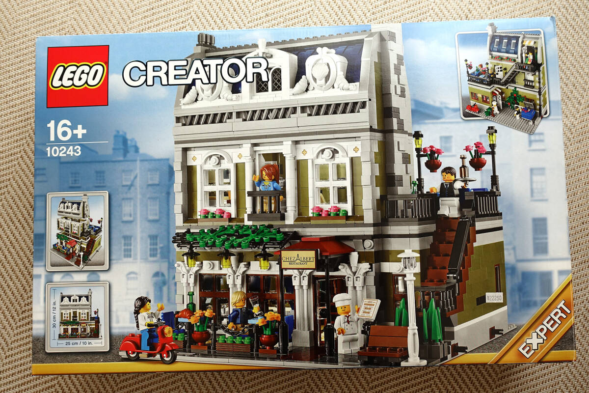 格安スタート！ LEGO CREATOR Expert 10243 パリのレストラン 開封＆組み立て済み_画像1