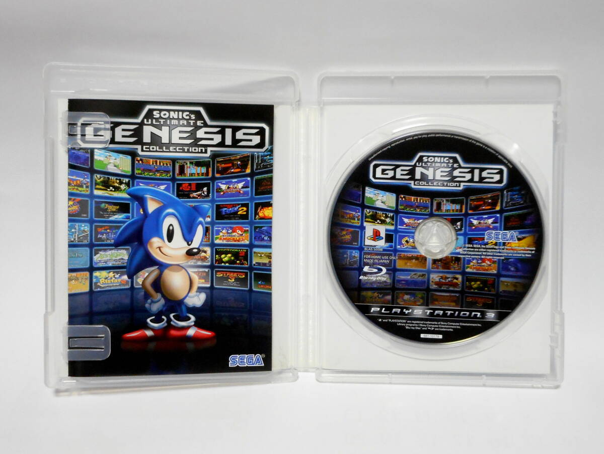 PS3 SONIC's ULTIMATE GENESIS COLLECTION アジア版 49タイトル収録 ソニックズ アルティメット ジェネシス コレクション SEGA SONIC_画像3