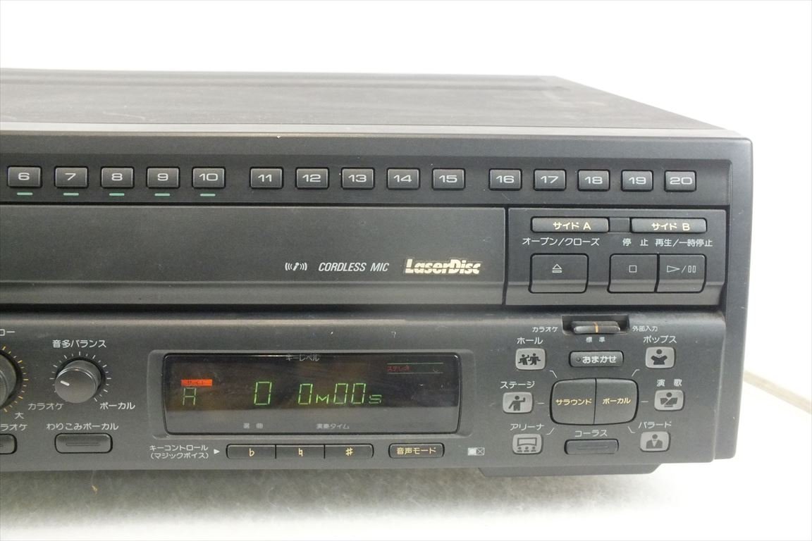 ☆ PIONEER パイオニア CLD-K1100 レーザーディスクプレーヤー 中古 240207A5037の画像4