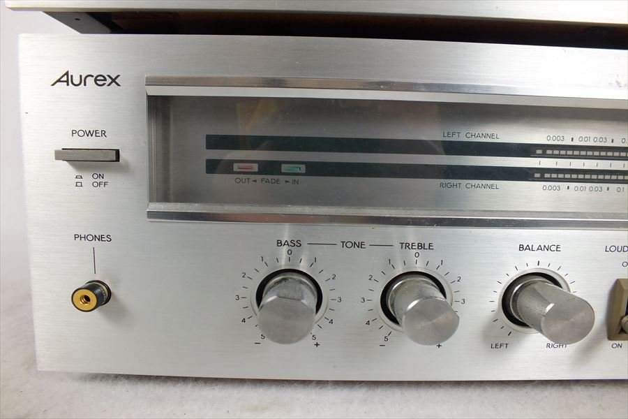 ★ Aurex オーレックス ST-535 SB-535 アンプ・チューナー 中古 現状品 240101Y6255_画像4