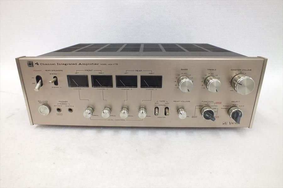 ◆ Victor ビクター MCA-V7B アンプ 音出し確認済 中古現状品 240109G3466_画像2