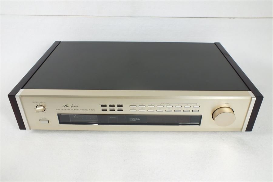 ★ Accuphase アキュフェーズ T-108 チューナー 音出し確認済 中古 現状品 240201Y6043_画像2