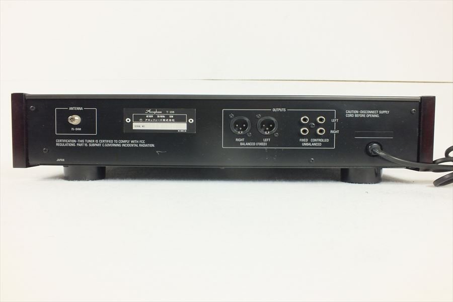 ★ Accuphase アキュフェーズ T-108 チューナー 音出し確認済 中古 現状品 240201Y6043_画像7