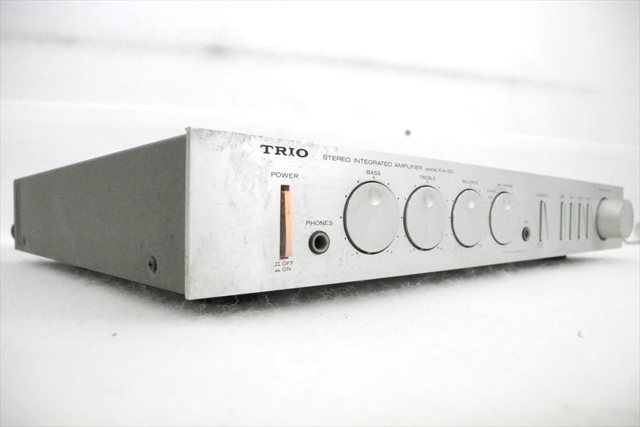 ▼ TRIO トリオ KA-60 アンプ 音出し確認済 中古 240105K2024_画像3