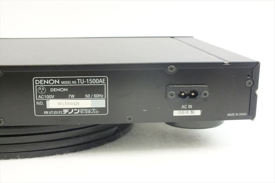 ☆ DENON デノン TU-1500AE AM/FMチューナー 中古 240207Y4036の画像9