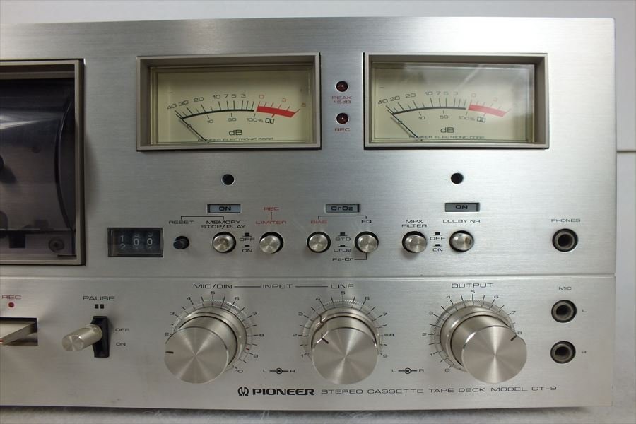 ★ PIONEER パイオニア CT-9 カセットデッキ 中古 現状品 240201Y6195_画像5