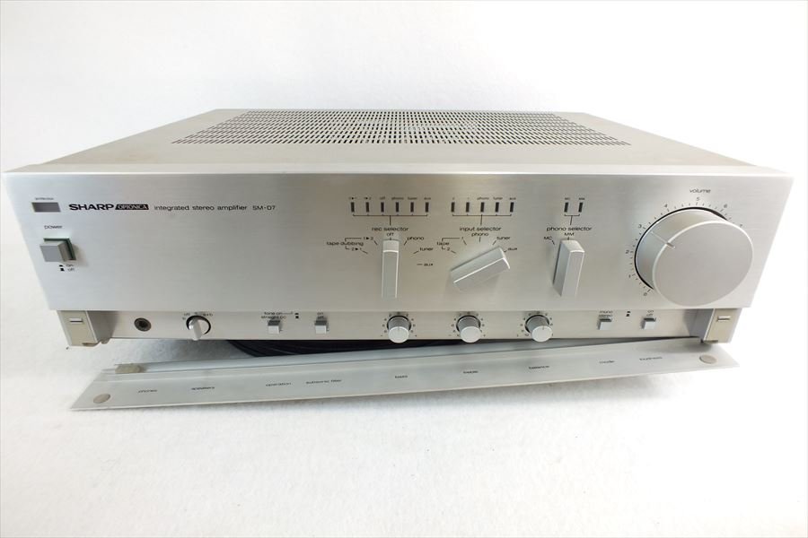 ◆ SHARP シャープ SM-D7 アンプ 中古現状品 240209M5348_画像5