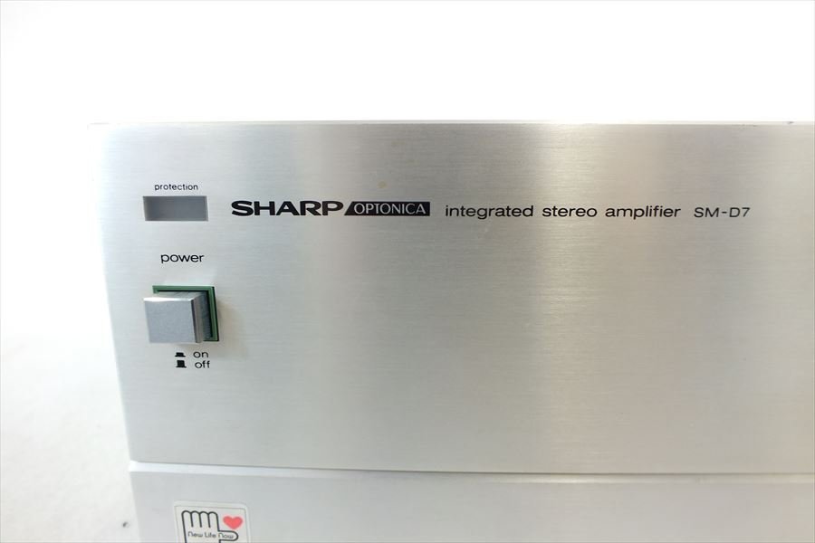 ◆ SHARP シャープ SM-D7 アンプ 中古現状品 240209M5348_画像3