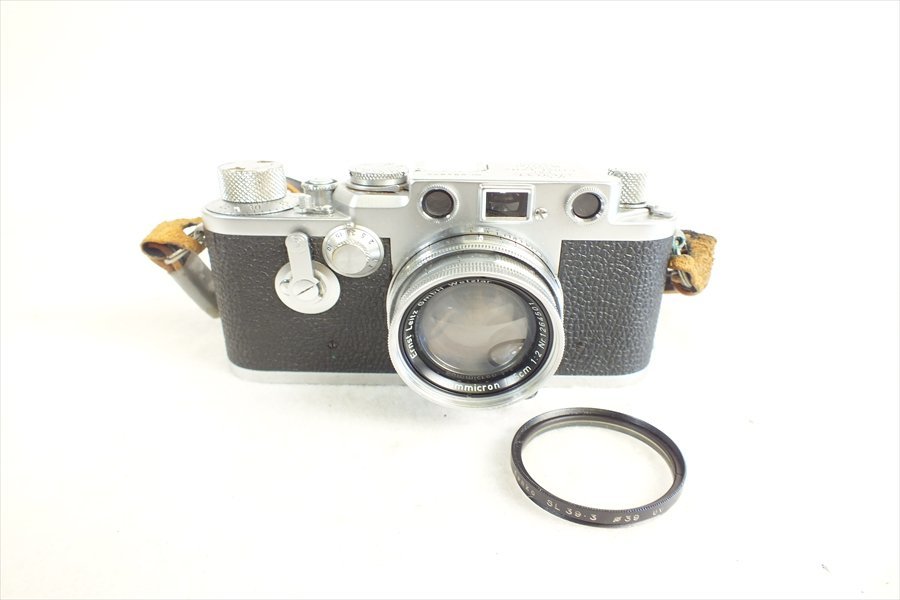 ◇ LEICA ライカ IIIf Ernst Leitz DRP GmbH レンジファインダー Summicron f=5cm 1:2 フィルムカメラ 現状品 中古 240208T3267_画像1