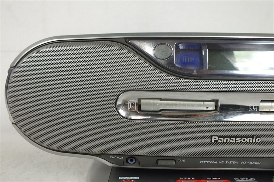 ★ Panasonic パナソニック RX-MDX80 ラジカセ 中古 現状品 240201C4406_画像2