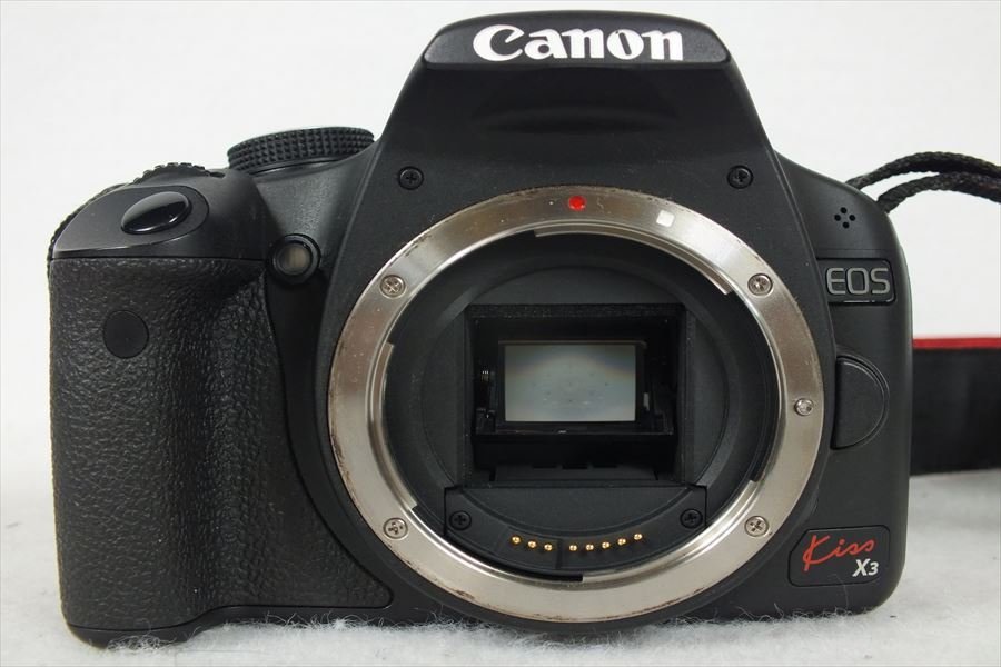 ★ Canon キャノン EOS kiss X3 デジタル一眼レフ EF-S 18-55mm 1:3.5-5.6 IS 中古現状品 240201Y6317_画像2