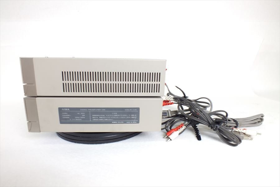 ◇ AIWA アイワ P80 C80 アンプ 中古 現状品 240208R7046_画像6