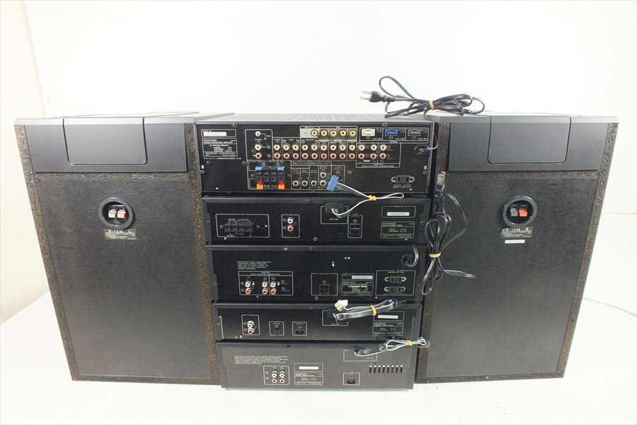 □ KENWOOD ケンウッド S-10M A-97 T-97 GE-970 DP-97 X-87 システムコンポ 音出し確認済 中古 現状品 240206Y4324_画像10