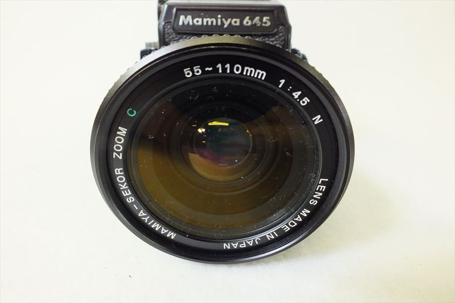 ◇ Mamiya マミヤ M645 中判カメラ 55-110mm 1:4.5 N 動作確認済 中古現状品 240305K2012_画像4