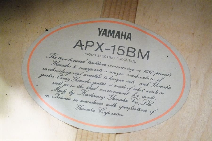 □ YAMAHA ヤマハ APX-15BM ギター 中古 現状品 240206Y4263の画像6