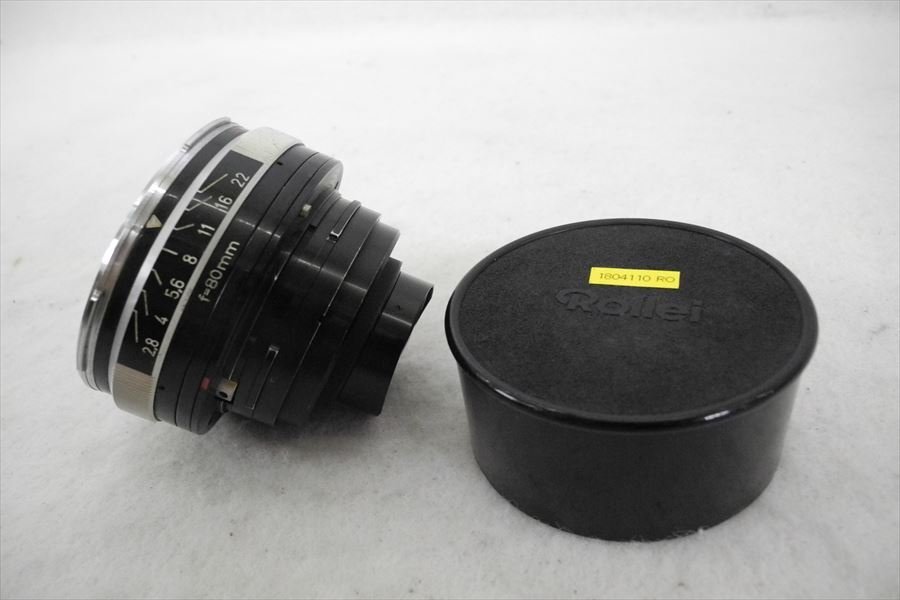 ▼ Rollei ローライ レンズ Carl Zeiss Planar 1:2.8 80mm 中古 現状品 240208T3256の画像9