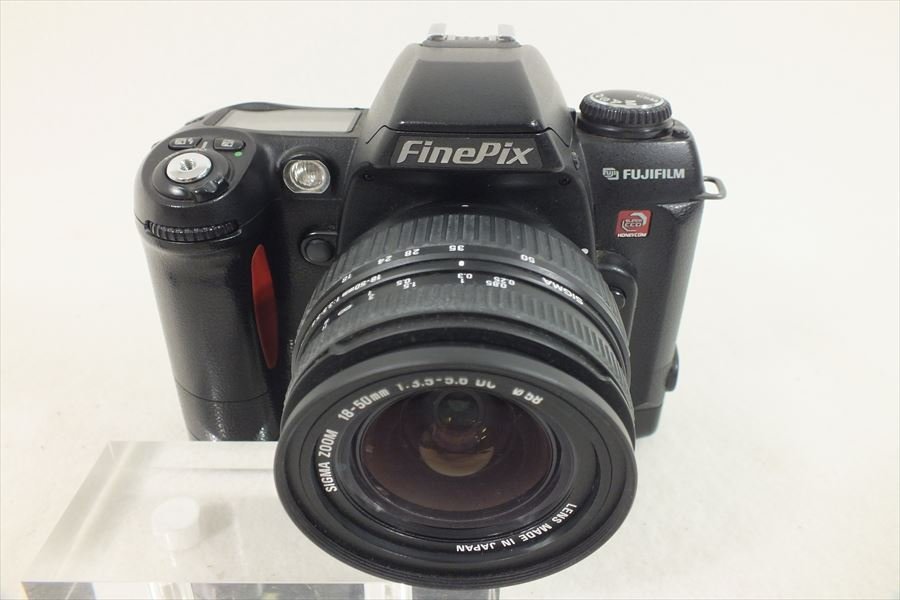 □ FUJI フジ FinePix S2PRO デジタル一眼レフ SIGMA ZOOM 18-50mm 3.5-5.6 DC 中古 231107B9237_画像2