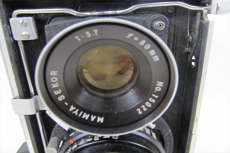 ▼ MAMIYA マミヤ C220 professional 二眼レフカメラ 1:3.7/80mm 中古 240208T3236_画像3