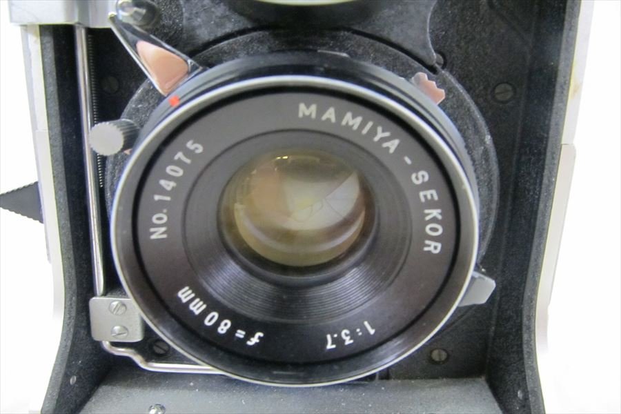 ▼ MAMIYA マミヤ C220 professional 二眼レフカメラ 1:3.7/80mm 中古 240208T3236_画像5