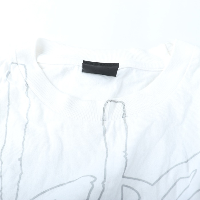 ビラボン Tシャツ 長袖 プリントT 綿100％ スポーツウエア トップス メンズ Lサイズ ホワイト BILLABONGの画像4