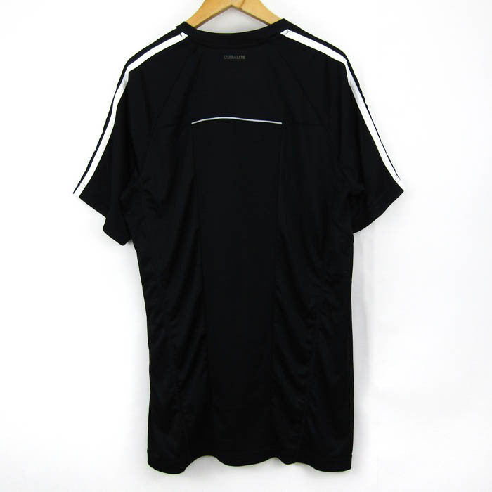 アディダス Tシャツ 半袖 クライマ スポーツウエア トップス 黒 メンズ Oサイズ ブラック adidas_画像2