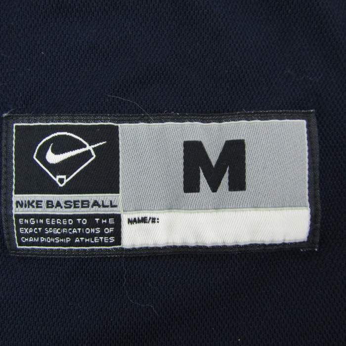  Nike майка с высоким воротником бейсбол спортивная одежда tops мужской M размер темно-синий NIKE