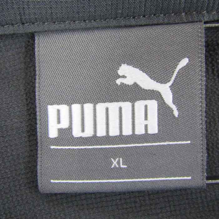 Puma джерси длинный рукав большой размер полный Zip спортивная одежда tops женский XL размер серый PUMA