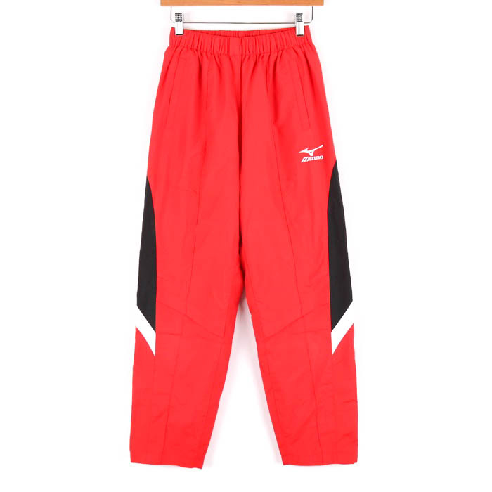  Mizuno long pants jersey pants sportswear bottoms made in Japan red men's M size red Mizuno