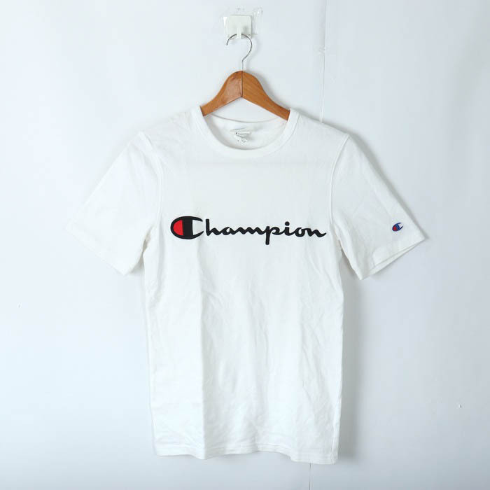 チャンピオン Ｔシャツ 半袖 コットン100% スポーツウエア トップス 白 メンズ Sサイズ ホワイト Champion_画像1