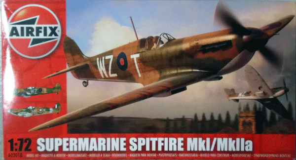 AIRFIX/1/72/イギリス空軍スーパーマリン・スピットファイアMk.I/Mk.IIa戦闘機/未開封未組立品_画像1