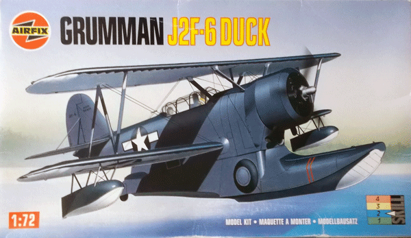 AIRFIX/1/72/アメリカ海軍グラマンJ2F-6ダック水上偵察機/未開封未組立品_画像1