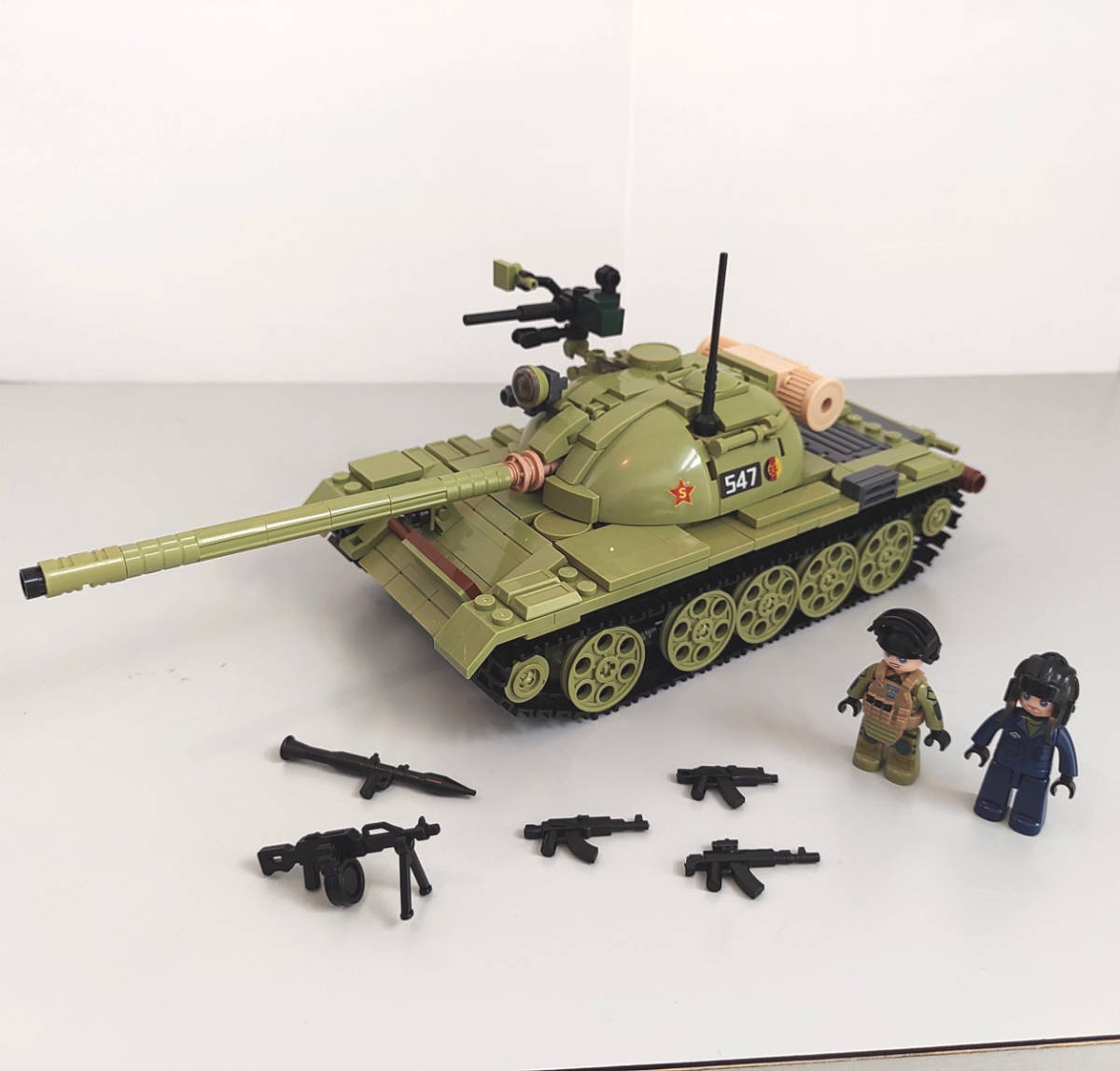 ソ連 T-54 中戦車 レゴ互換品の画像1