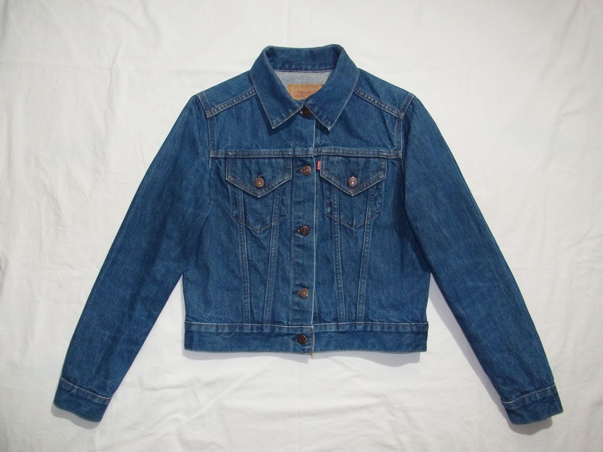 ☆ 80s USA製 Levi's リーバイス 76001 デニム ジャケット sizeM ☆古着 レディース Gジャン 70505 70506 ビンテージ オールド 70s 90s