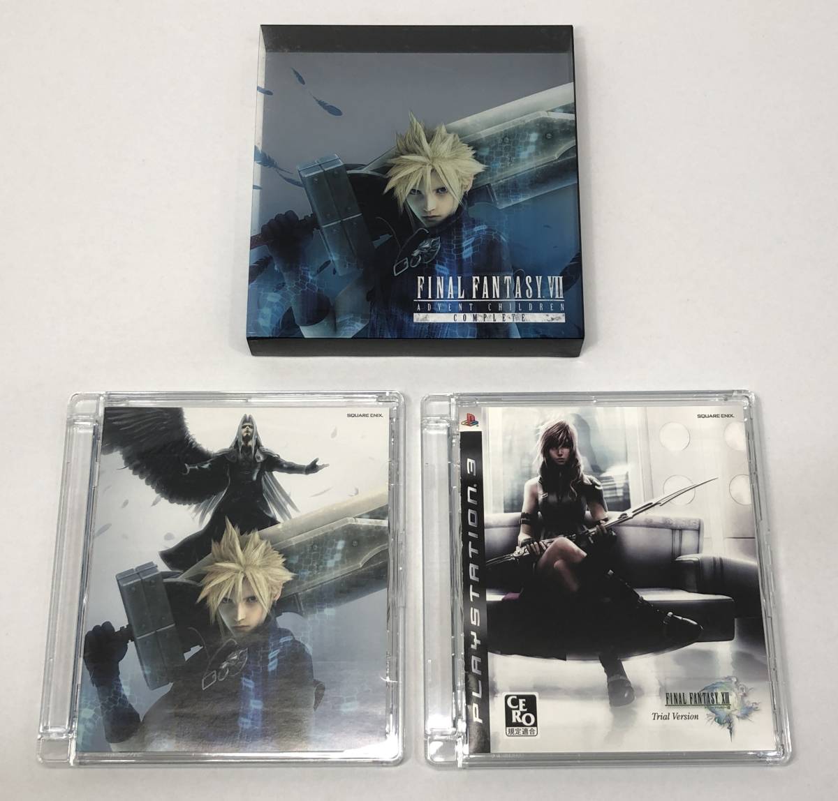 1円～// ゲーム ファイナルファンタジー7 アドベントチルドレン コンプリート Blu-ray・ FF VIII 体験版 PS3ソフト 2枚組【中古】_画像3