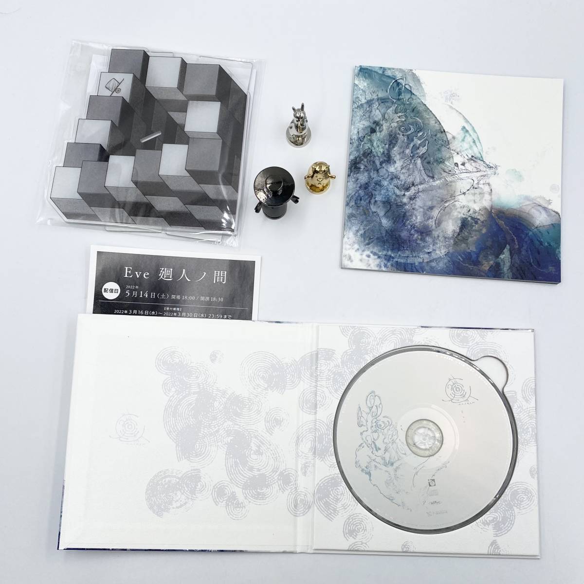 【中古】Eve 廻人 廻人盤 (初回生産限定盤) CD+金属製フィギュア 特別BOX仕様 廻廻奇譚収録_画像4