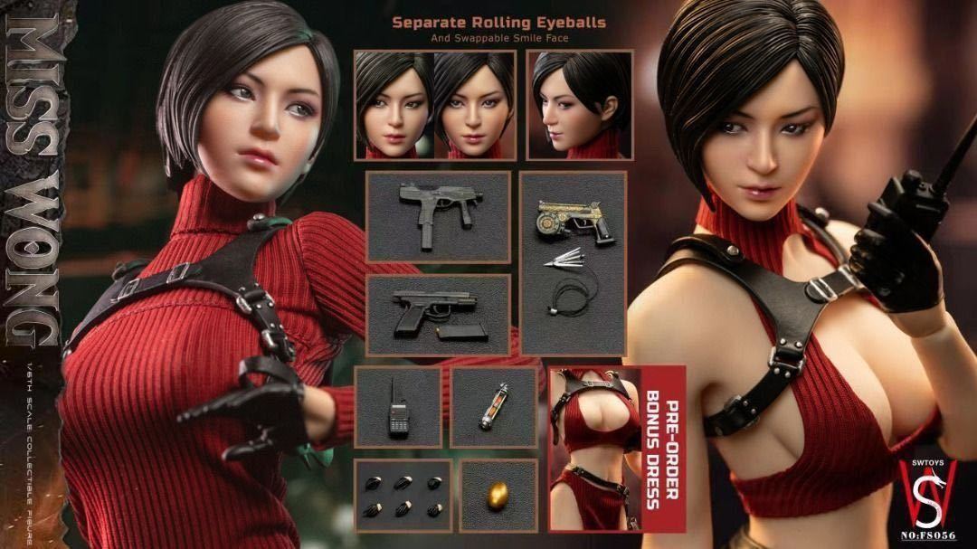 新品未開封 SWTOYS FS056 resident evilエイダ・ウォン 1/6 フィギュア Ada Wong (検 ホットトイズバイオハザード BIOHAZARD Leon レオン)_画像1