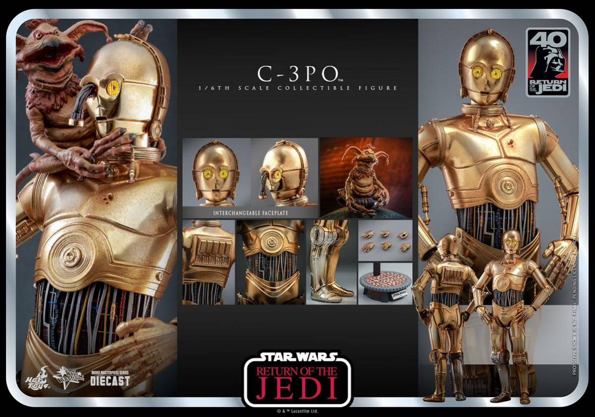 【当店一番人気】 Star ジェダイの帰還C-3PO スター・ウォーズ エピソード6 MMS701D56 新品未開封ホットトイズ Wars C-3PO 1/6 Jedi The Of Return その他