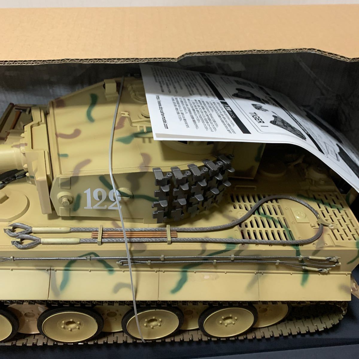 small number hand GERMAN TIGER Ⅰ radio-controller 1:16 unused box damage tank radio-controller RADIO CONTROL BATTLE GAME TANKS 2.4GHz