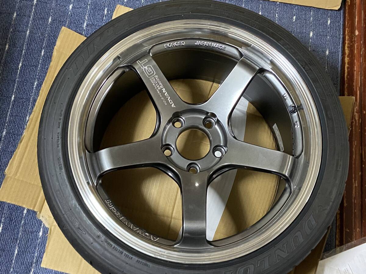 【ほぼ新品】ホイール ADVAN Racing GT BEYOND 18×10j +35 5H/114.3 タイヤ DIREZZA Z3 265/35R18 4本セット アドバン ディレッツァ 鍛造_画像3