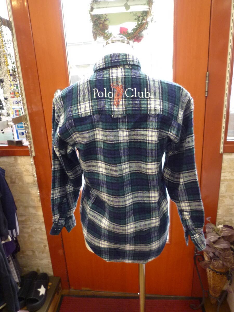【0224-8】Polo Club チェックのシャツ　サイズ140_画像4