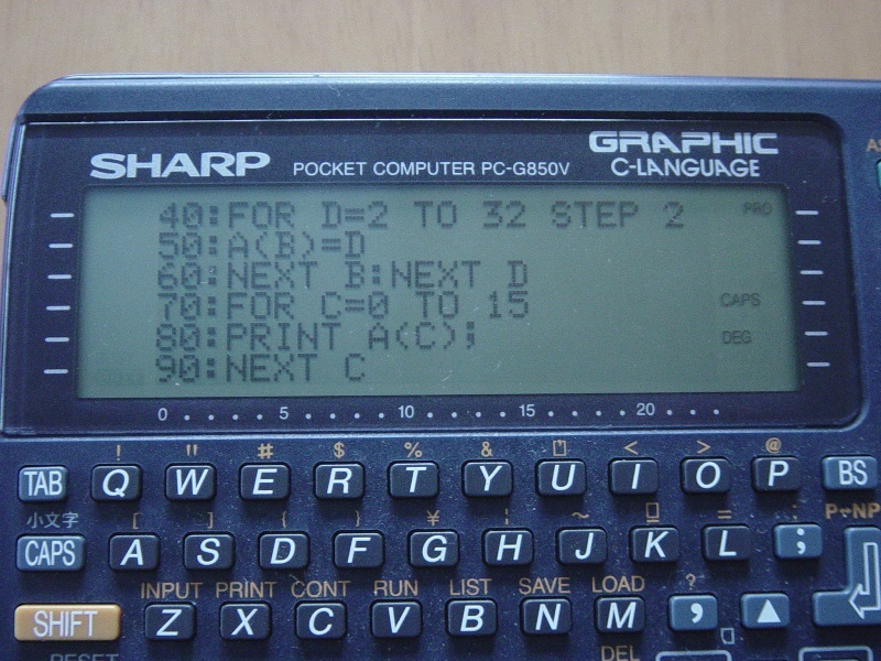  sharp pocket computer -PC-G850V free shipping 10