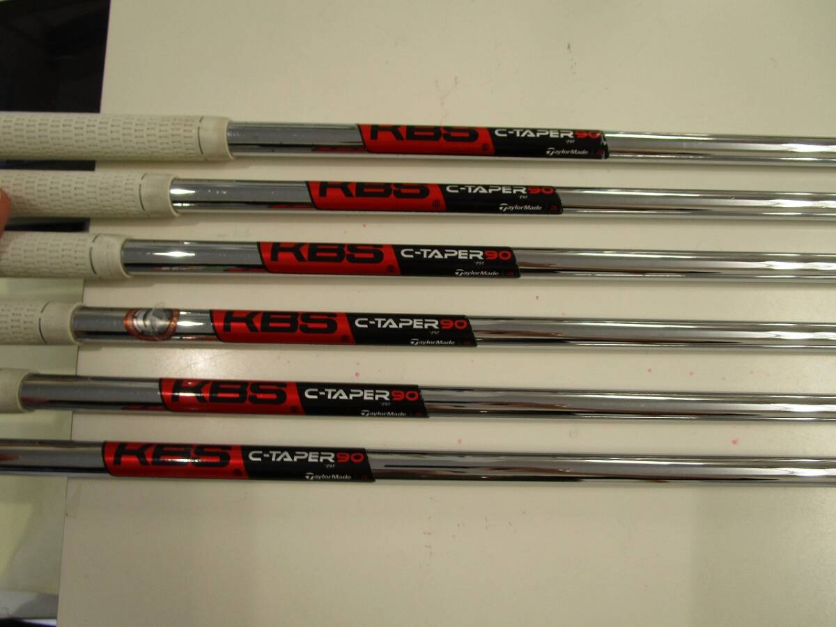 AeroBurner エアロバーナー アイアン【2015年】(JP) 5-PW 6本組 KBS C-TAPER 90(R) ☆中古即決☆_画像4