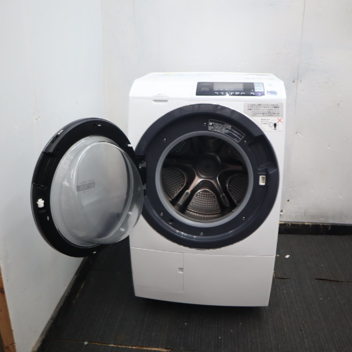 Y-37114★地区指定送料無料★日立ドラム式洗濯乾燥機10K「ヒート 風アイロン ビッグドラムＢＤ－ＳG100ALの画像2