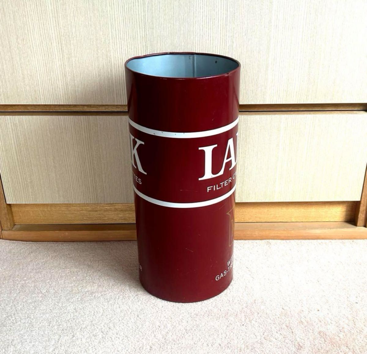LARK ラーク 傘立て ゴミ箱 スチール缶 タバコ ブリキ缶 レトロ LARK ラーク 傘立て ゴミ箱 スチール缶 タバコ ブリキ缶 レトロ