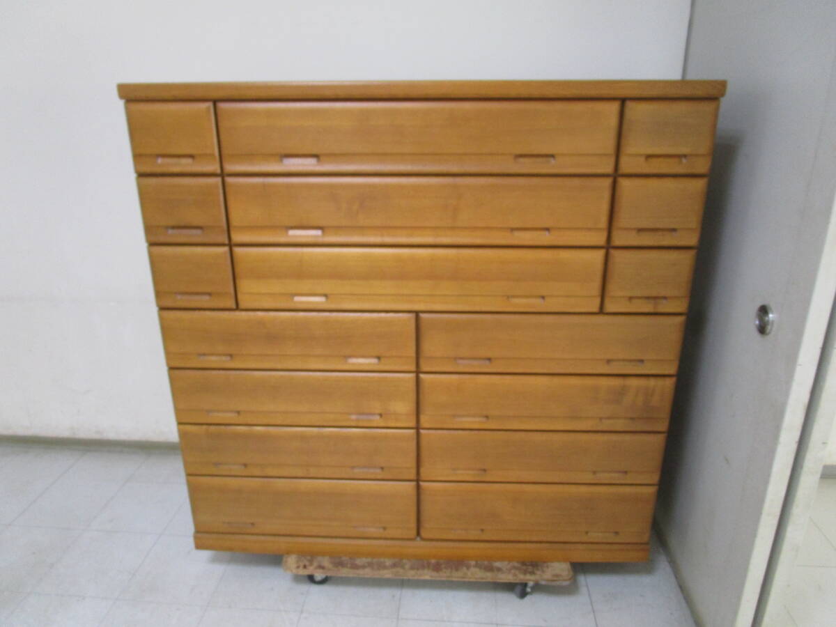 N347* storage power. exist chest * arrangement chest of drawers.! natural tree use *7 step chest 7 step arrangement chest of drawers * secondhand goods 