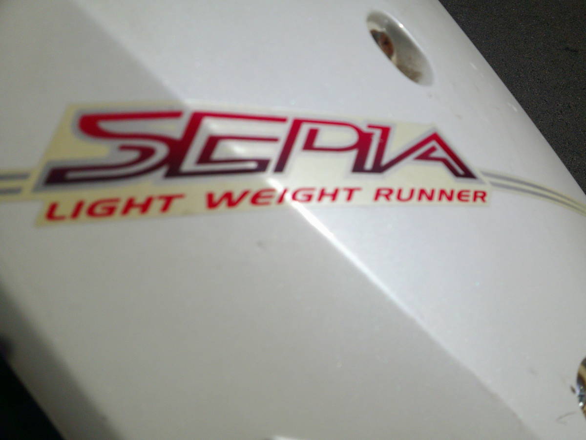 スズキ セピア CA1EA LIGHI WEIGHT RUNNER レストアベース車両・エンジンOK★ホワイトカラー・京都府城陽市ヨリの画像10