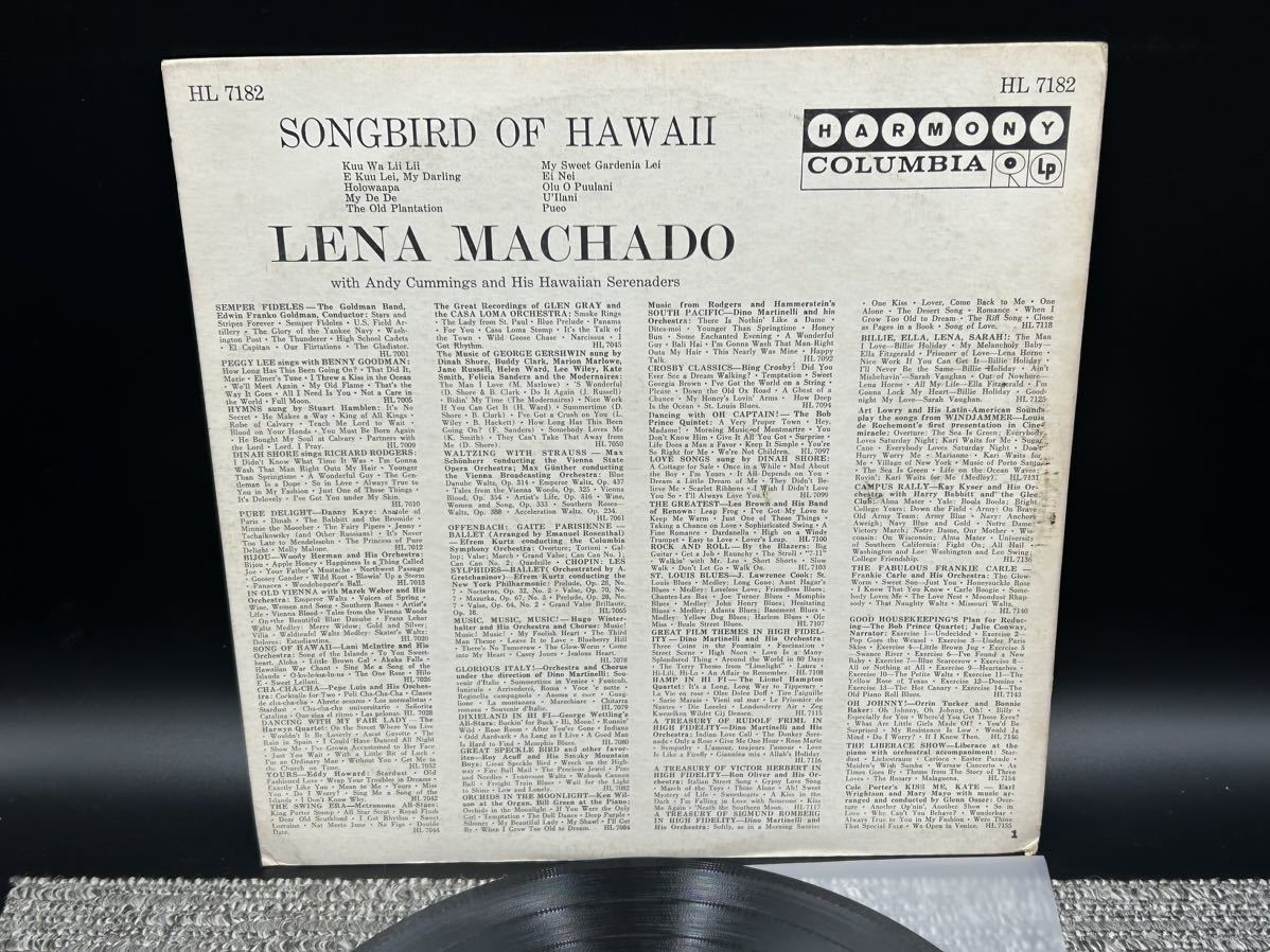 １５６５　レコード　ＬＰ　Lena Machado レナ マシャード ソングバード オブ ハワイSONGBIRD OF HAWAII_画像6