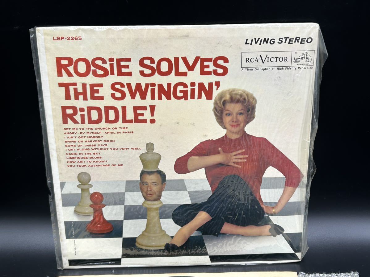 １６２９　レコード　ＬＰ　ローズマリー・クルーニー《Rosie Solves the Swingin' Riddle!》◆Rosemary Clooney & Nelson Riddle_画像2