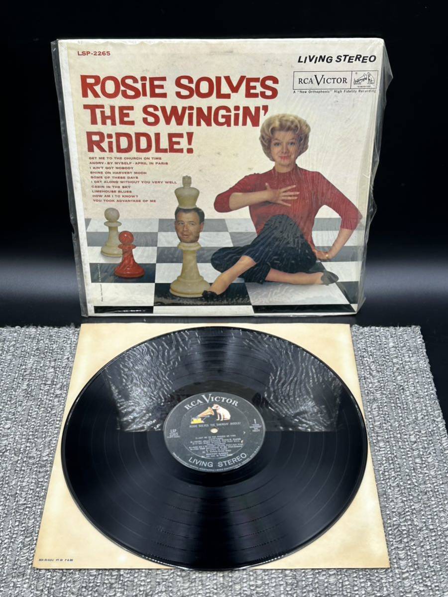 １６２９　レコード　ＬＰ　ローズマリー・クルーニー《Rosie Solves the Swingin' Riddle!》◆Rosemary Clooney & Nelson Riddle_画像1